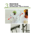 [Y HOUSE] Iron plate slit trolley rack, slit shelf, gap rack, kitchen trolley, kitchen rack - black, , large