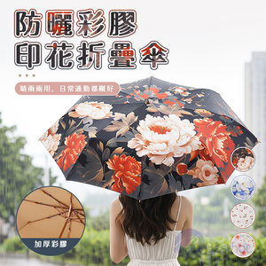 【Besthot】防曬彩膠印花折疊傘