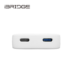 iBRIDGE GaN 65W Ultra-thin Rapid Power Supply-Dual Type-C-White, , large