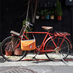 Eco-friendly Crossbody bag & tote bag Two-in-one, Reversible yoyo bag (Tangerine), , large
