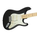 Fender AM ELITE Strat MN MYBLK 美廠 電吉他 粉亮黑【敦煌樂器】, , large