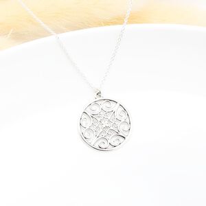 【Angel & Me】Song of Clover Filigree s925 sterling silver necklace birthday gift