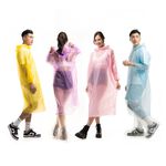 KS POLO Polka Dot Lightweight Raincoat Colorful polka dot design Comfortable to wear without sticking to the skin A variety of colors/blue, pink, yellow, purple, , large