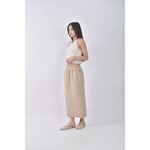 (S) 開衩杏色長裙二手衣, , large