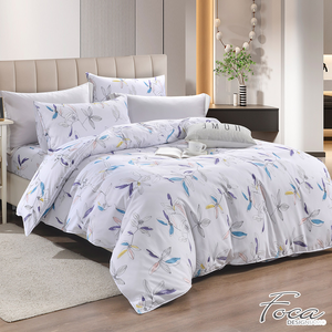 【FOCA】Muyao Huaying | 3M patented moisture wicking breathable antibacterial Tencel four seasons quilt/cool quilt bed sheet set - single