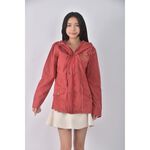 (S) euro como質感棉質純棉紅色外套二手衣, , large