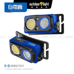 8電廠 MB-6703 分艙式 自動感應 頭燈 雙光源 1000流明, , large