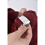 (S) 【又又私服】質感棉質坑紋紅色長袖上衣二手衣, , large