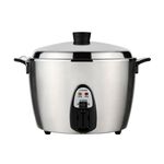 TATUNG 15-Cup Stainless Steel Electric Cooker Full Set TAC-15T-NM, , large