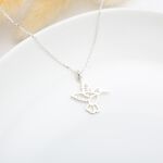 【Angel & Me】愛 蜂鳥 (大) Hummingbird s925 純銀 項鍊 生日 情人節 禮物, , large