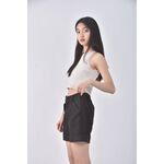 (M) bettys高腰質感黑色短褲二手衣, , large