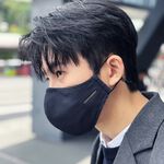 【淨對流】抗霾布織口罩-Elite G3 黑巧克力(黑色格紋), , large