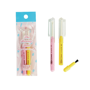 Safety ear pick with brush / 2 pieces