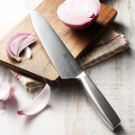 【日本極KEEMAKE】日本極 高碳鋼 輕巧極緻一體構造 不鏽鋼刀-2入組(三德刀+牛刀), , large