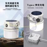 2-in-1 Solar Camping Light / White / 1 Unit, , large