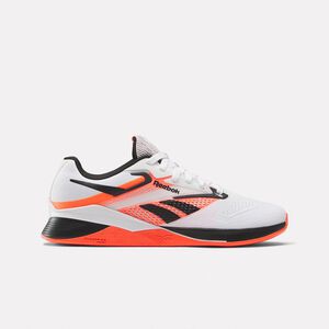 Reebok Nano X4 女 訓練鞋 多功能 運動 健身 重訓 支撐 透氣 緩震 白黑橘 [100074187]