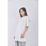 (L) 質感棉質純棉白色短袖上衣二手衣, , large