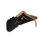 GUCCI Marmont 金色標誌粒紋皮革釦式二折短夾/裸粉色, , large