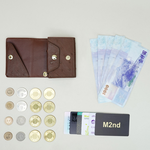 【M2nd】Ostrich Tri-fold Wallet, , large