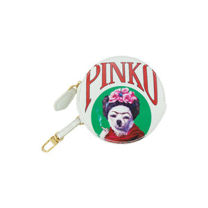PINKO香菸狗狗圓形零錢包