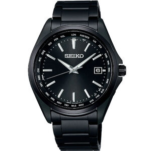 SEIKO 精工 SPIRIT 太陽能鈦金屬電波手錶-39.5mm SBTM333J/7B75-0AA0SD