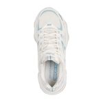 Kixpress-Skechers D'Lites 5.0 女 休閒鞋 經典 復古 厚底 增高 穿搭 米白 藍 [150520NTBL], , large