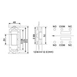 昌運監視器 Garrison LK-4500A-2 緊急押扣開關 雙輸出 NO / NC輸出接點, , large