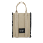 MARC JACOBS THE JACQUARD TOTE 雙色迷你手機托特包/淺米色, , large