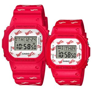 CASIO 卡西歐 G PRESENTS 2020 限量天使與惡魔 情人對錶-紅 LOV-20B-4