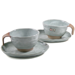 [豐名日本餐具] 4.0"湯杯組 刷毛裂釉 有田燒 / C00GP0-23, , large