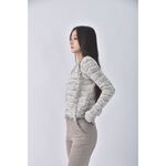 (S) max co質感亞麻棉質藍色外套二手衣, , large