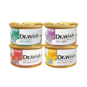 [承佳] 24入組 SEEDS 聖萊西 Dr. Wish 愛貓營養食 愛貓調整配方營養食 貓罐頭 貓罐 泥罐