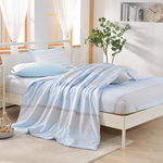 【FOCA】Shuimu Tsinghua | 3M patented moisture wicking breathable antibacterial Tencel four-season quilt/cool quilt bed sheet set - double, , large
