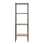 【Y HOUSE】60x30x180cm pine four-layer storage rack rack iron rack - black paint, , large