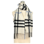 BURBERRY 基本款經典格紋喀什米爾圍巾/地衣色, , large