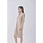 (M) 連帽杏色洋裝二手衣, , large