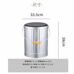 【this-this】日本渡邊金屬｜OBAKETSU 手工製凳子儲物桶 M, , large