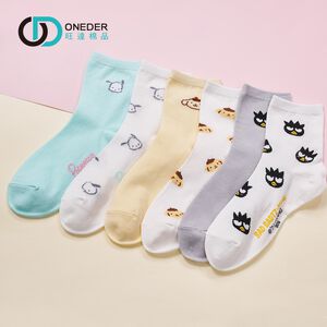 (多款)Sanrio 三麗鷗中統襪【旺達棉品】XO-A305