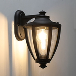 【卡米達】E27戶外庭園壁燈(CA1030WDBK), , large