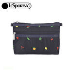 LeSportsac Cosmetic Clutch 雙層拉鍊收納化妝包 -鮮果彩繡, , large