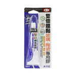【富士】雙倍超黏玻璃、陶瓷專用膠 強力膠 接著劑 30ml 12卡 /盒 A110, , large