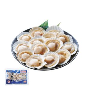 Scallop with shell