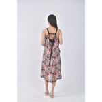 (S) whowhatwear質感吊帶花紋紅色洋裝二手衣, , large