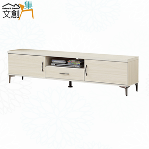 【文創集】瑞秋6尺二門單抽電視櫃(客約商品)