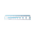 15cm Wave Edge Stencil Ruler, , large