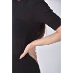 (S) beauty and youth圓領黑色短袖上衣二手衣, , large