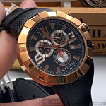 [星晴錶業]MASERATI手錶,44mm,R8871603002黑色錶面玫瑰金錶殼深黑色真皮皮革錶帶款, , large