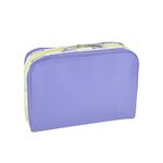 LeSportsac Extra Large Rectangular Cosmetic 加大型收納化妝包/ 紫羅蘭色, , large