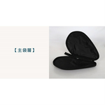 [秉宸] MIZUNO 單支裝桌拍袋 黑X淺藍 83TDB50109, , large