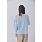 (XL) 紫皇冠質感圓領紫色長袖上衣二手衣, , large
